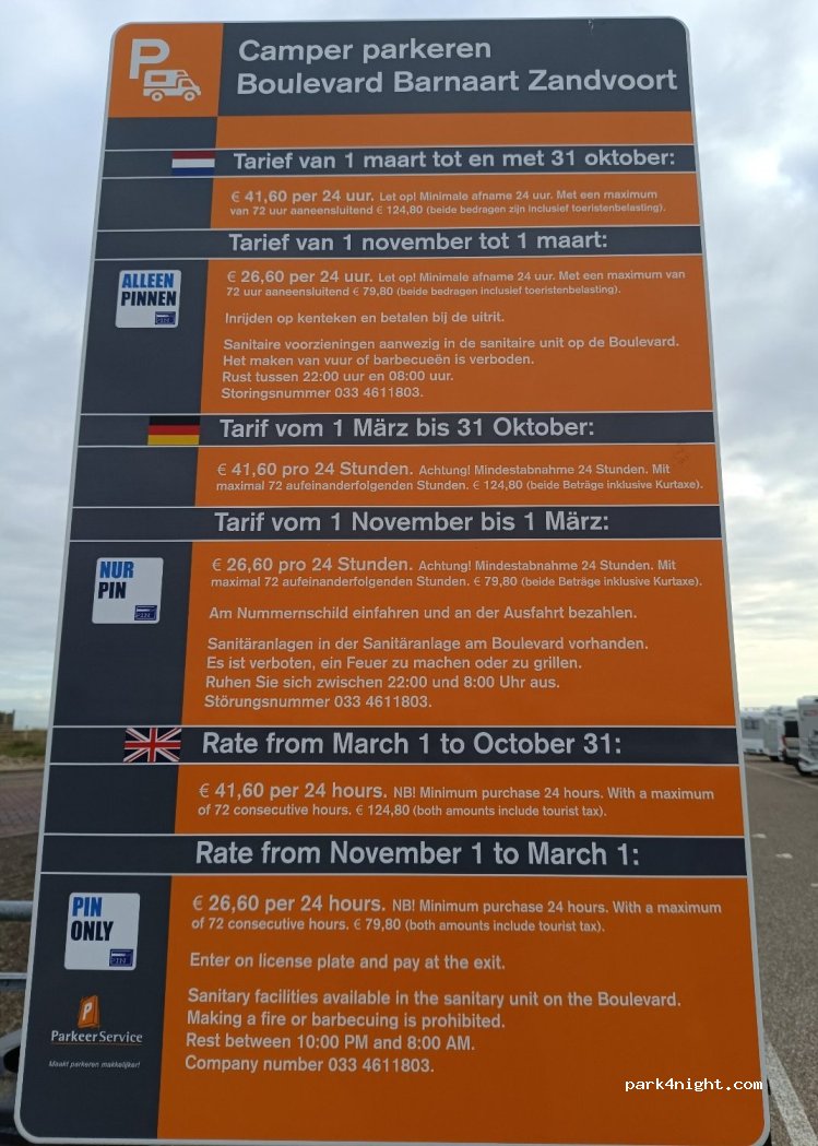 Camperplaats Zandvoort — foto 3
