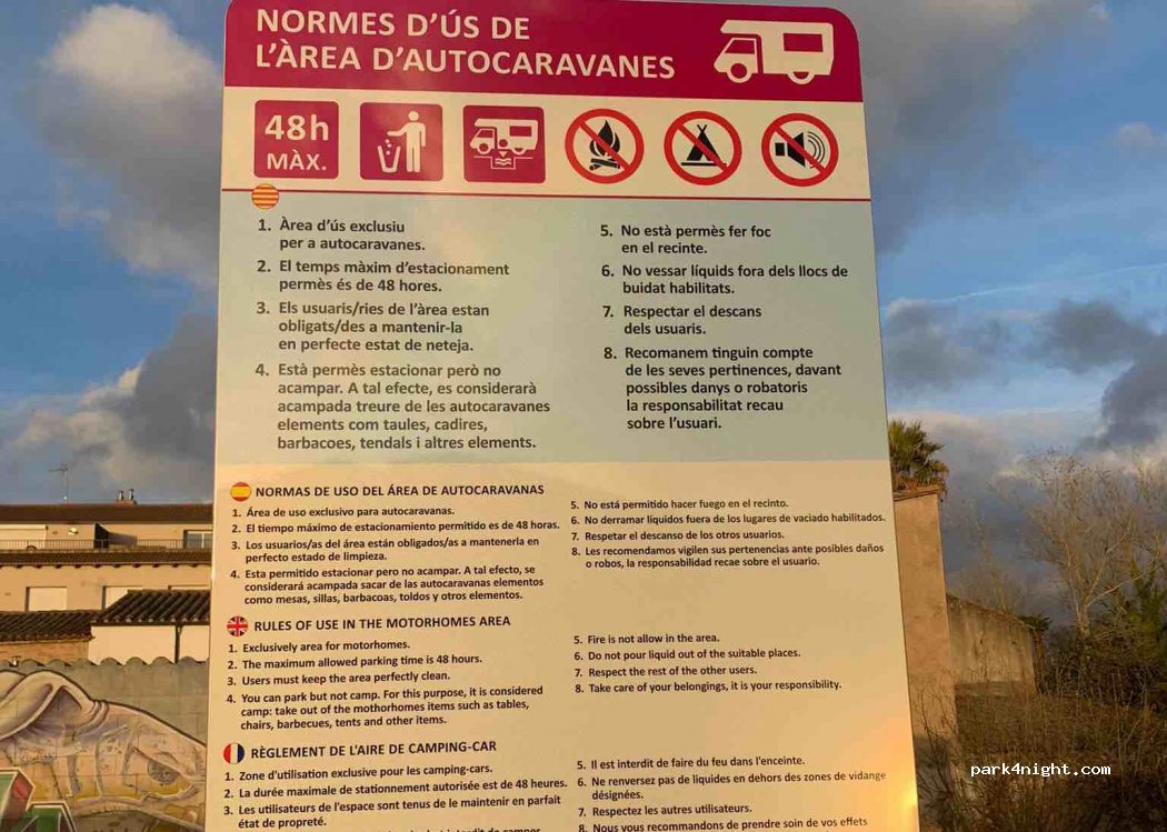Parking de autocaravanas Vidreres — foto 3