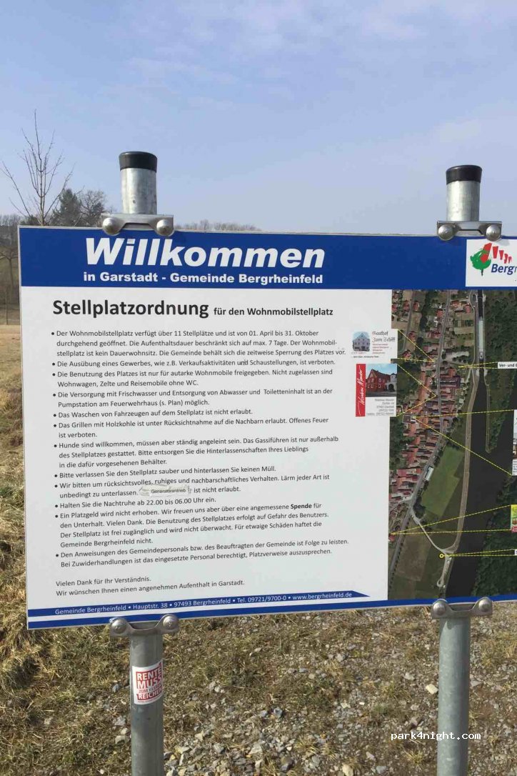 Wohnmobilstellplatz Garstadt — foto