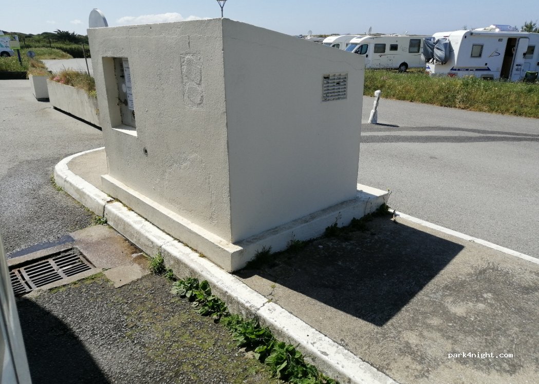 Aire de stationnement de camping-car de Quiberon — foto