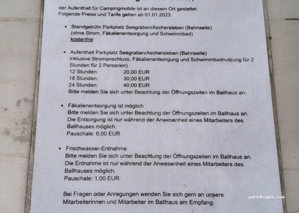 Wohnmobil- und Wohnwagenstellplatz Aschersleben — foto 3