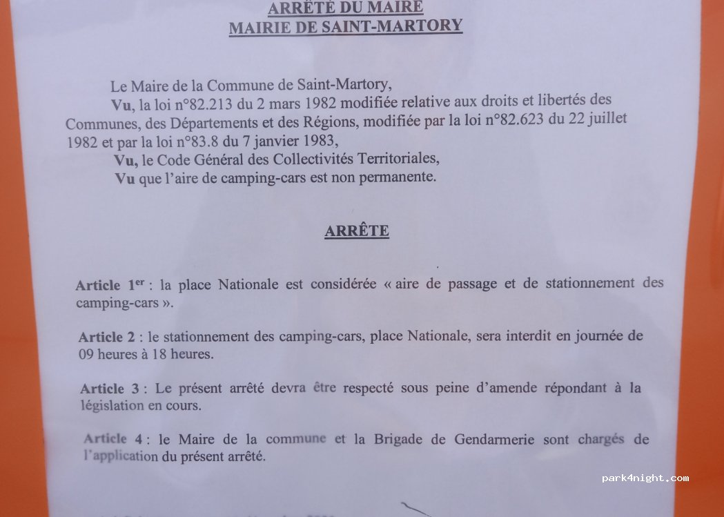 Aire de camping-cars Saint-Martory — foto 4