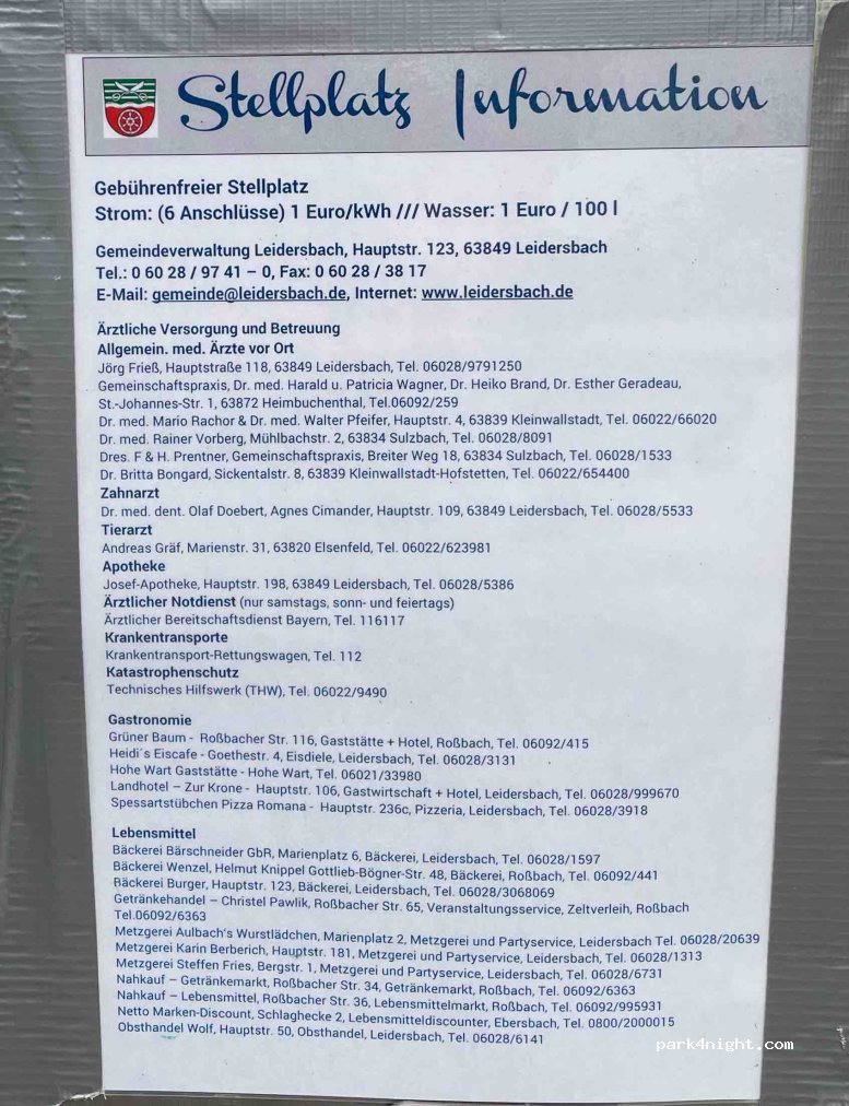 Wohnmobilstellplatz Hofwiese in Leidersbach — foto 2
