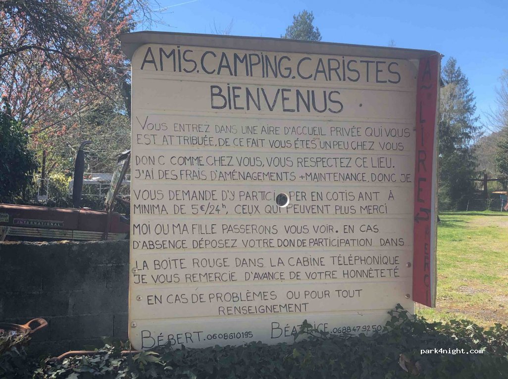 Aire De Camping Car Privée — foto