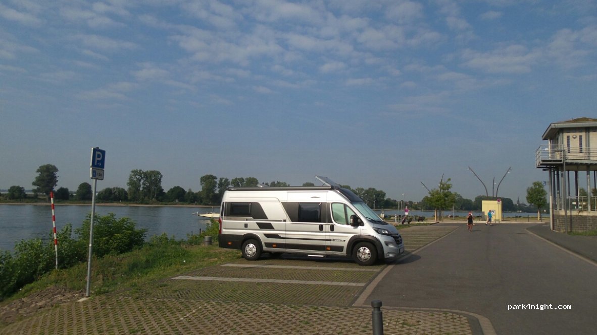 (53859) Niederkassel-Mondorf - Rheinallee - Hafeneinfahrt — foto