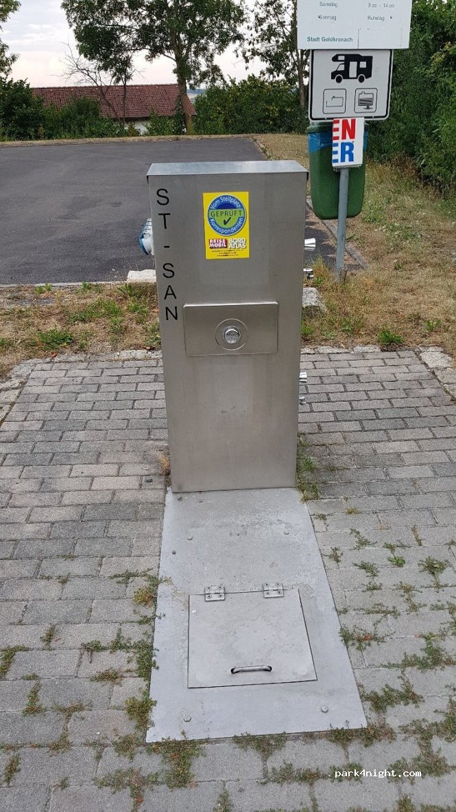 Wohnmobilstellplatz Goldkronach — foto