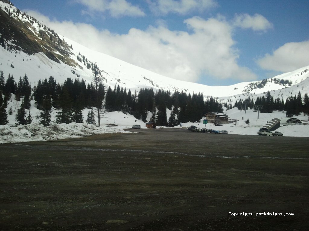 (74300) Arâches-la-Frasse - Route de Flaine — foto