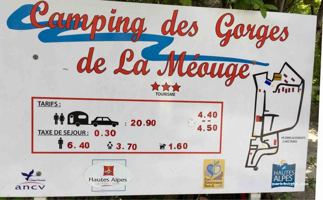Camping Gorges Méouge — foto