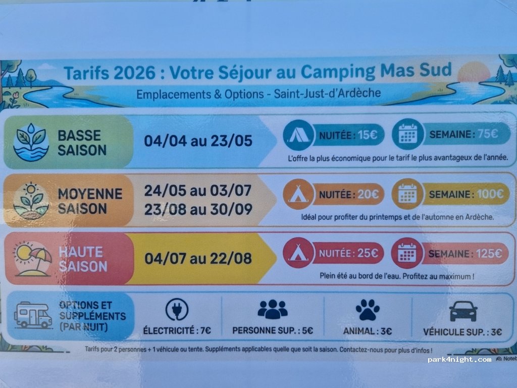 Camping Mas Sud Ardèche — foto
