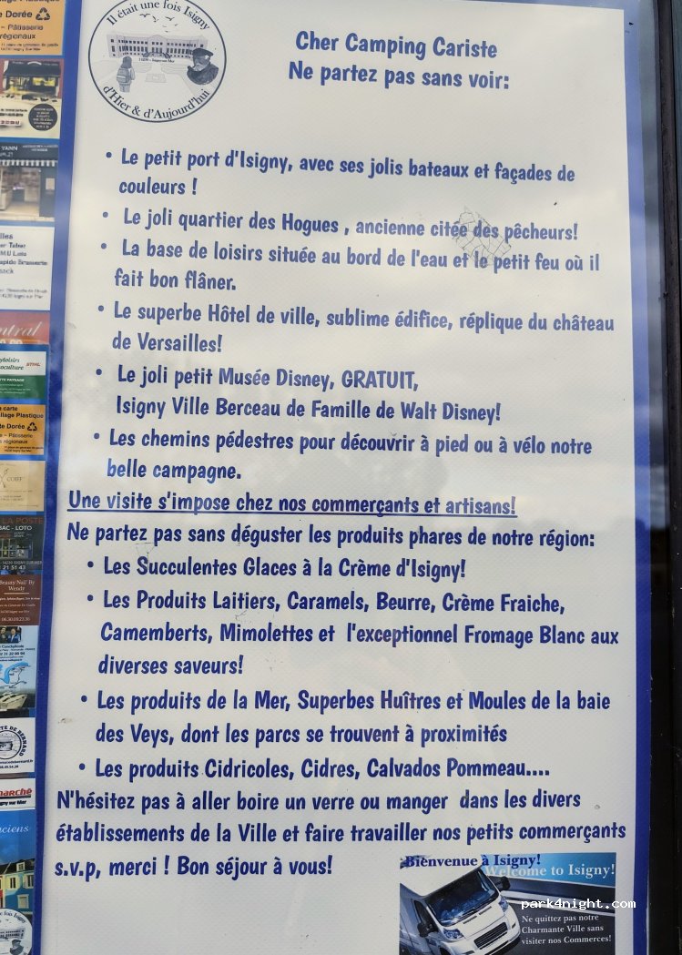 Aire de CAMPING-CARS Isigny-sur-Mer — foto 4