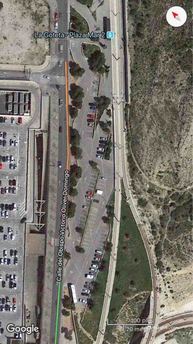 (03016) Alacant - Calle del Obispo Victorio Oliver Domingo — foto