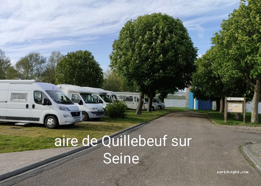Aire de camping-car Quillebeuf-sur-Seine — foto 4