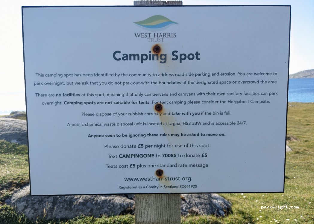 West Harris Trust Camping Spot 1 — foto