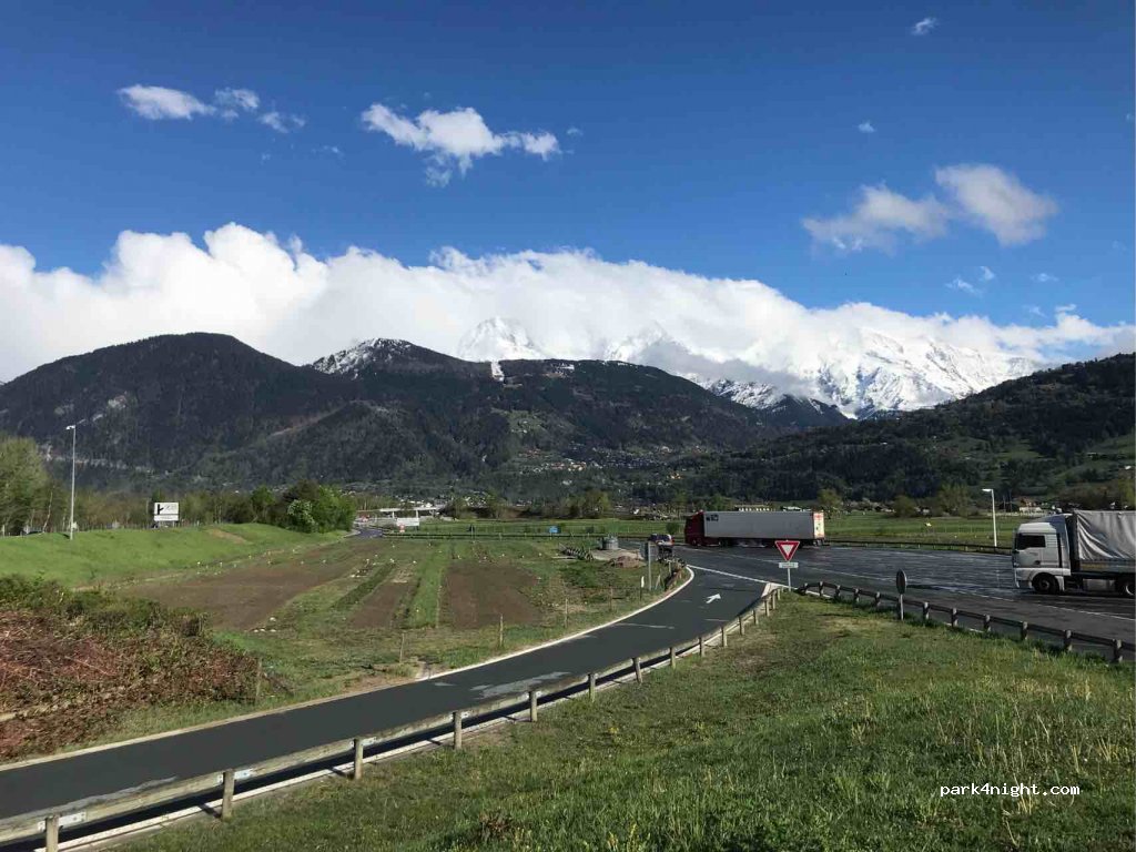 (74190) Passy - Autoroute Blanche — foto