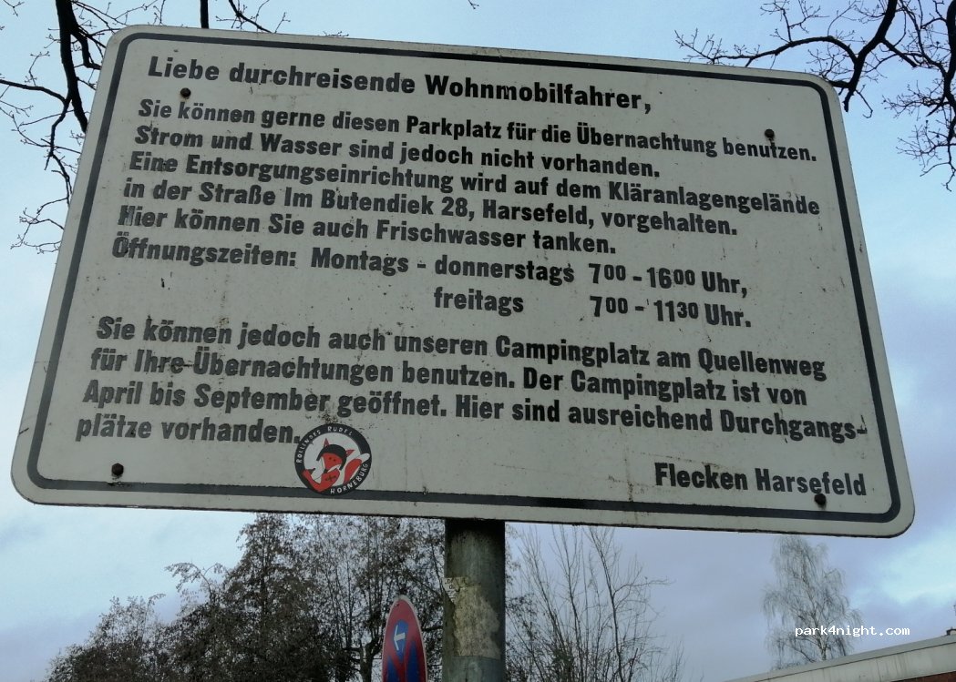 Wohnmobilparkplatz Klosterpark Harsefeld — foto 3